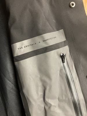 The Arrivals X Snarkitecture ELEMENTS Rain Poncho Cape Hooded XS Jacket USA - Thumbnail 5
