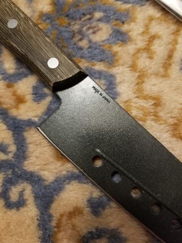 Sushi Cutter Chef Knife Japan Black Looks Like Kanetsune Gyutou? - Thumbnail 8