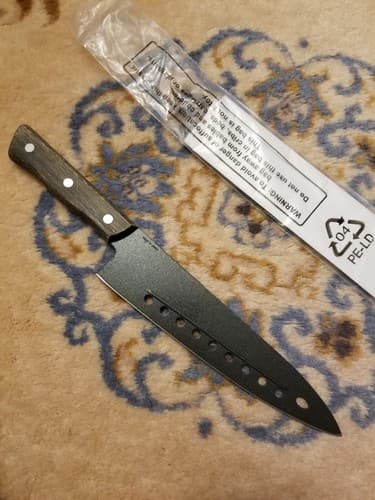 Sushi Cutter Chef Knife Japan Black Looks Like Kanetsune Gyutou? - Thumbnail 5