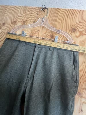ibex Mens Ramble Wool Nylon Chino Pants 36x29 USA Heavyweight Trousers - Thumbnail 8