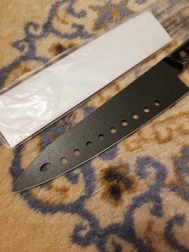Sushi Cutter Chef Knife Japan Black Looks Like Kanetsune Gyutou? - Thumbnail 2