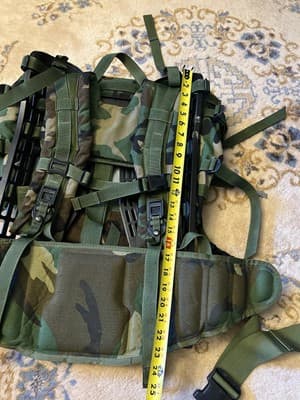 USGI Woodland Molle II Main Pack NSN # 8465-01-465-2289 Army Backpack Rucksack - Thumbnail 15
