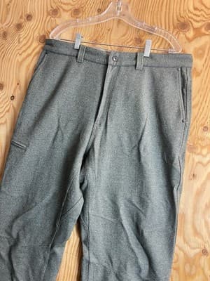 ibex Mens Ramble Wool Nylon Chino Pants 36x29 USA Heavyweight Trousers - Thumbnail 2