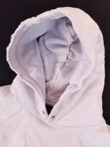 Jordan X Union M J Photon Dust Fleece Hoodie Mens XL Sweatshirt Distressed FLC - Thumbnail 4