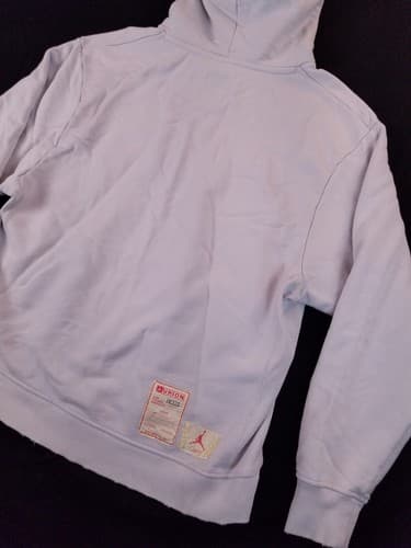 Jordan X Union M J Photon Dust Fleece Hoodie Mens XL Sweatshirt Distressed FLC - Thumbnail 7