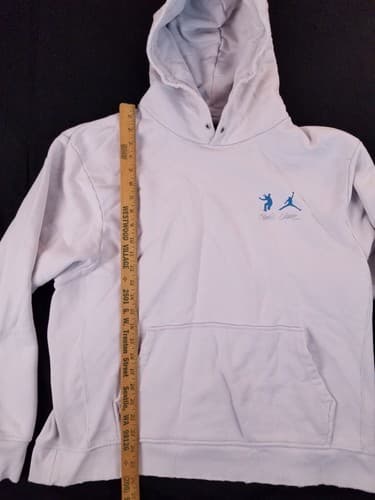 Jordan X Union M J Photon Dust Fleece Hoodie Mens XL Sweatshirt Distressed FLC - Thumbnail 12