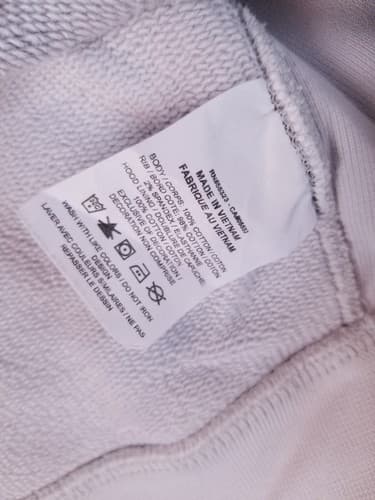Jordan X Union M J Photon Dust Fleece Hoodie Mens XL Sweatshirt Distressed FLC - Thumbnail 11