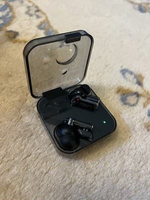 Nothing Ear (1) Right + Charging Case OEM Earbuds B181 Black *LEFT NO SOUND* - Image 1