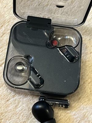 Nothing Ear (1) Right + Charging Case OEM Earbuds B181 Black *LEFT NO SOUND* - Thumbnail 8