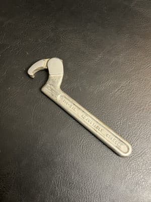 Vintage J. H. WILLIAMS 1472 SUPERRENCH Adjustable Spanner Wrench 1 1/4”- 3” USA - Image 1