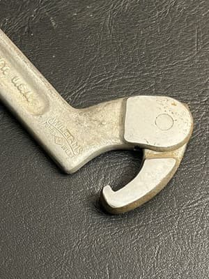 Vintage J. H. WILLIAMS 1472 SUPERRENCH Adjustable Spanner Wrench 1 1/4”- 3” USA - Thumbnail 7