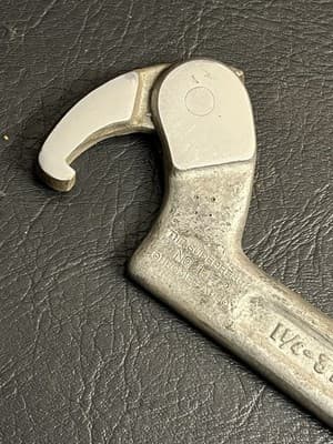 Vintage J. H. WILLIAMS 1472 SUPERRENCH Adjustable Spanner Wrench 1 1/4”- 3” USA - Thumbnail 2