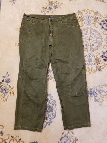 Kuhl Men's Rebel Runner Patina dye Hiking Pants 40x30 Green crag series - Image 1