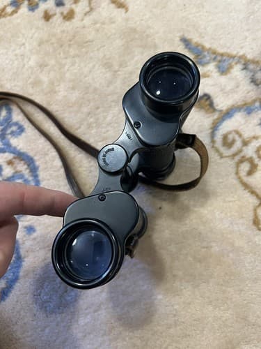 Rare Vtg Asahi Pentax Honeywell 8 x 30 7.5 Prism Coated Binoculars Leather Case - Thumbnail 8