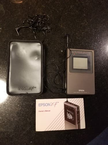 Vintage Epson Elf ET-20 Pocket TV Television Rare - Image 1