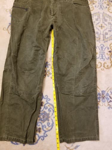 Kuhl Men's Rebel Runner Patina dye Hiking Pants 40x30 Green crag series - Thumbnail 12