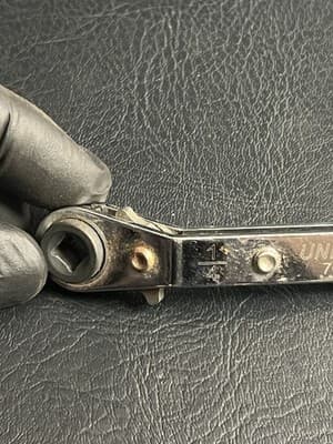 Uniweld 70074 Offset Ratchet (3/16,1/4,5/16,3/8) W/ DHVA Dual Hex Wrench Adapter - Thumbnail 5