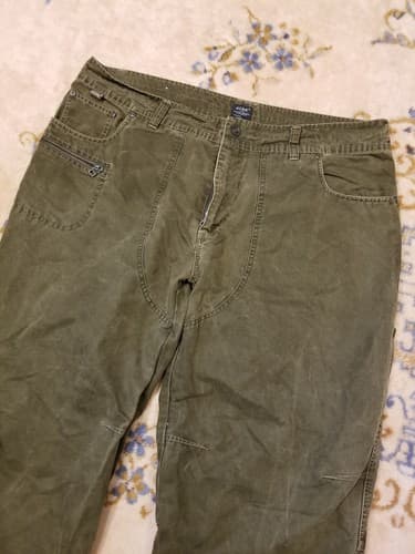 Kuhl Men's Rebel Runner Patina dye Hiking Pants 40x30 Green crag series - Thumbnail 2