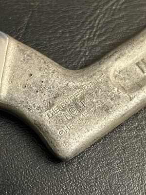 Vintage J. H. WILLIAMS 1472 SUPERRENCH Adjustable Spanner Wrench 1 1/4”- 3” USA - Thumbnail 3