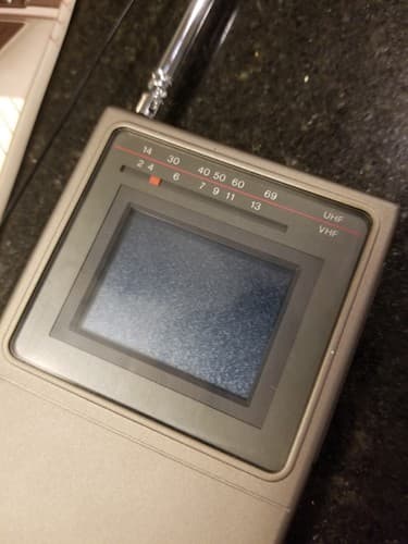 Vintage Epson Elf ET-20 Pocket TV Television Rare - Thumbnail 3