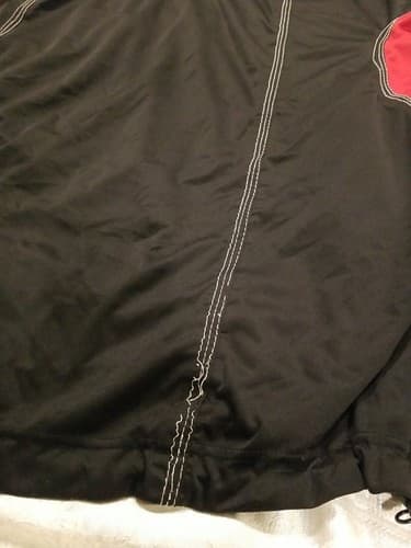 Sun Mountain Men's Rainflex LT 1/4 Zip S/S Golf Pullover Jacket Black / Red XL - Thumbnail 9