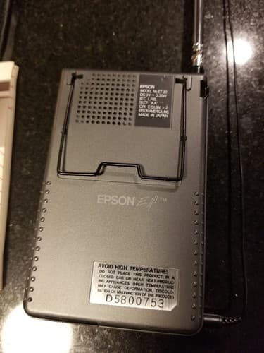 Vintage Epson Elf ET-20 Pocket TV Television Rare - Thumbnail 5