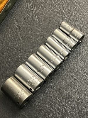 Plomb Tool 1/4" Ratchet #4751 Super Rare 1942 Socket Set SAE With Original Case - Thumbnail 15
