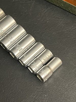 Plomb Tool 1/4" Ratchet #4751 Super Rare 1942 Socket Set SAE With Original Case - Thumbnail 20