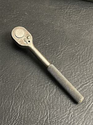 Plomb Tool 1/4" Ratchet #4751 Super Rare 1942 Socket Set SAE With Original Case - Thumbnail 5