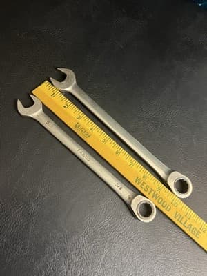 Lot Of 2 Foose Mac Tools Chip Ratchet Combination Wrench 18 mm Metric 5/8 SAE - Thumbnail 9