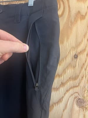 Patagonia Crestview Pants Mens 32 Black Water Repellent Ankle Zip Trail Hiking - Thumbnail 5