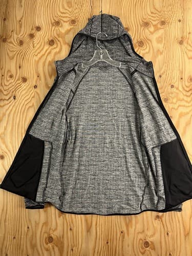Lululemon Heathered Black Surge Warm Full Zip Jacket Hoodie Mens S Sweatshirt - Thumbnail 3