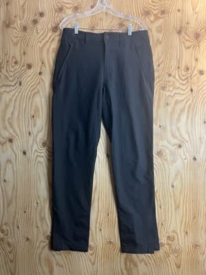 Patagonia Crestview Pants Mens 32 Black Water Repellent Ankle Zip Trail Hiking - Image 1