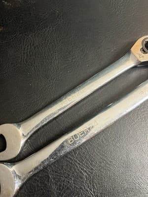 Lot Of 2 Blue Point 5/8 + 3/4 SAE Ratcheting Reversible Combination Wrench 12 Pt - Thumbnail 10