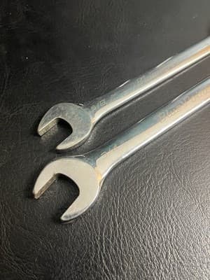 Lot Of 2 Blue Point 5/8 + 3/4 SAE Ratcheting Reversible Combination Wrench 12 Pt - Thumbnail 7