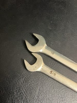 Lot Of 2 Foose Mac Tools Chip Ratchet Combination Wrench 18 mm Metric 5/8 SAE - Thumbnail 8