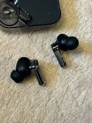 Nothing Ear (1) Right + Charging Case OEM Earbuds B181 Black *LEFT NO SOUND* - Thumbnail 3