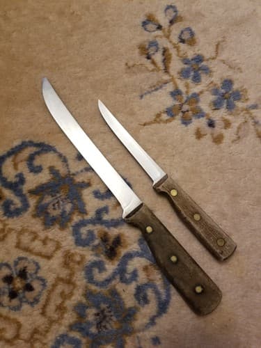 Chicago Cutlery Slicer Boning Knife 8" High Carbon Walnut Kitchen Blade 66S, 62S - Image 1
