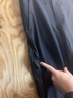 Patagonia Crestview Pants Mens 32 Black Water Repellent Ankle Zip Trail Hiking - Thumbnail 14
