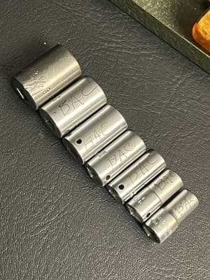 Plomb Tool 1/4" Ratchet #4751 Super Rare 1942 Socket Set SAE With Original Case - Thumbnail 18