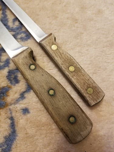 Chicago Cutlery Slicer Boning Knife 8" High Carbon Walnut Kitchen Blade 66S, 62S - Thumbnail 6