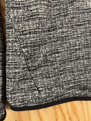 Lululemon Heathered Black Surge Warm Full Zip Jacket Hoodie Mens S Sweatshirt - Thumbnail 9