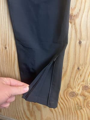 Patagonia Crestview Pants Mens 32 Black Water Repellent Ankle Zip Trail Hiking - Thumbnail 4