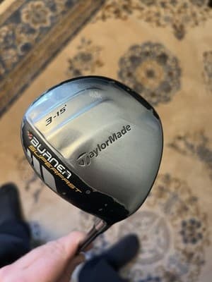 TaylorMade Burner Superfast 3 Fairway Wood 15 Graphite Regular RH Fubuki R Flex - Image 1
