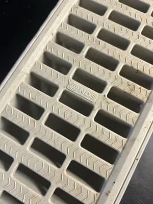 NDS 860G 5” IN EZ Channel With Grate Drain Plastic 20” Long. Floor Drainage - Thumbnail 3