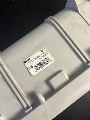 NDS 860G 5” IN EZ Channel With Grate Drain Plastic 20” Long. Floor Drainage - Thumbnail 9