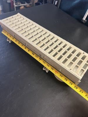 NDS 860G 5” IN EZ Channel With Grate Drain Plastic 20” Long. Floor Drainage - Thumbnail 13