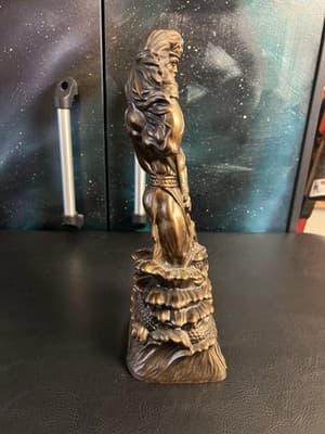 Niels Andersen Poseidon Trident Bodybuilding Male Posing Sculpture Statue Trophy - Thumbnail 3