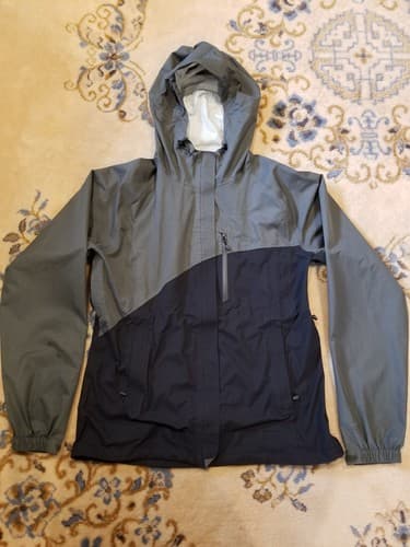 Outdoor Research Womens Black Gray 2 Toned Panorama Point Jacket Size Large L