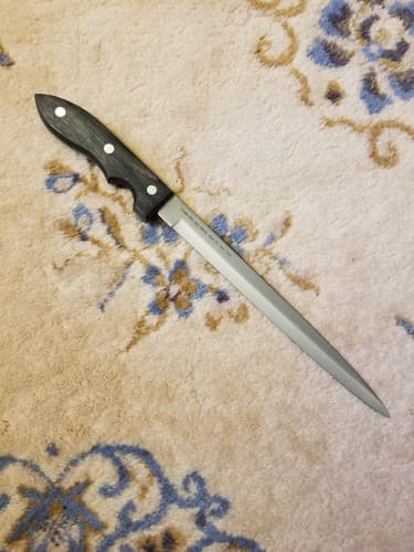 Vintage Cordon Bleu Carving Slicing Knife 10" High Carbon Japan No-stain Steel - Thumbnail 6